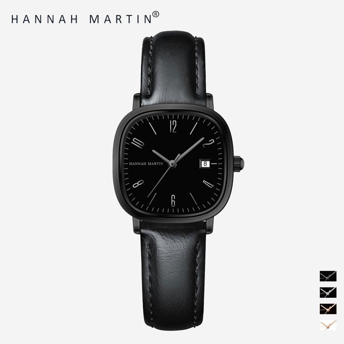GRATIS KOTAK HANNAH MARTIN 1651 Jam Tangan Wanita 100% Original Korean Model Terbaru Keren Quartz CE