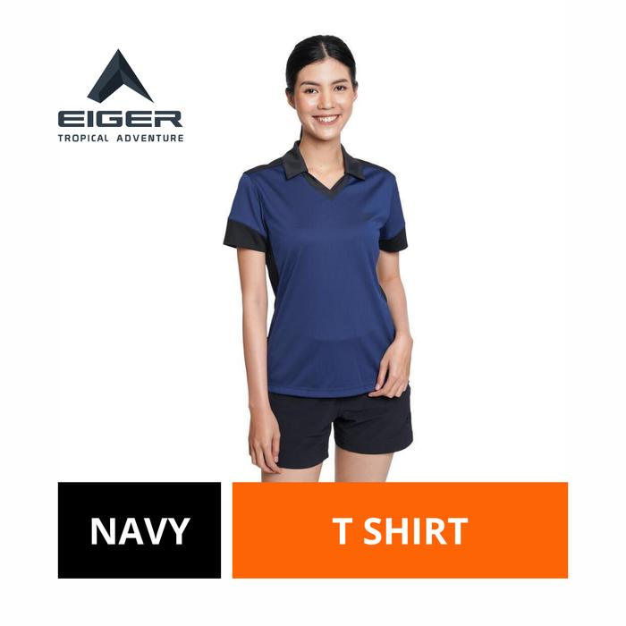 [BISA COD] Kaos Polo Eiger Original UBST 10.4 Baju Pendek Wanita [ 2X LIPAT UANG KEMBALI BILA GAK OR