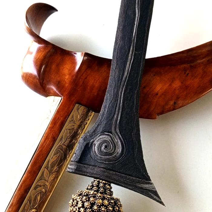 Keris Tilam Upih Pamor Satrio Pinayungan Tangguh Mataram Sepuh Langka