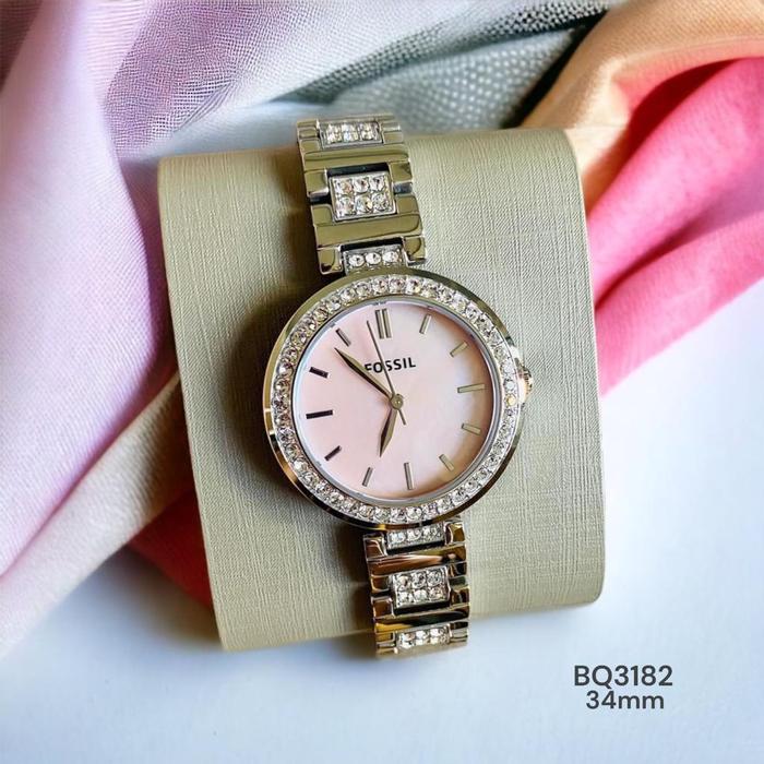 jam tangan wanita fossil bq3182 watch jb