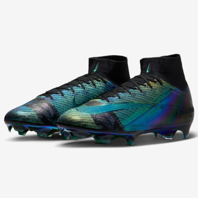 NIKE MERCURIAL SUPERFLY 10 ELITE SE FG BLACK IRIDESCENT FQ8309-001