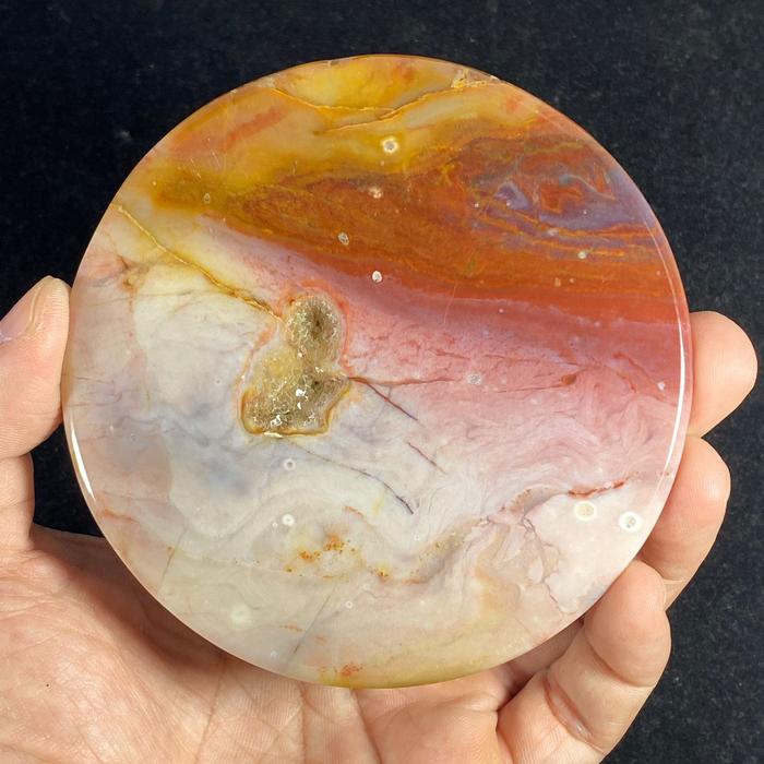 Natural Jasper Chalcedony - Batu Jasper Chalcedony - Slice Stone Jasper