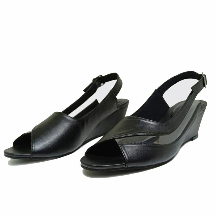 ERA-506Q Sepatu Wedges Jumbo Mules 40.41.42.43.44.45 Wedges Tali Pesta Kaki Gemuk Besar
