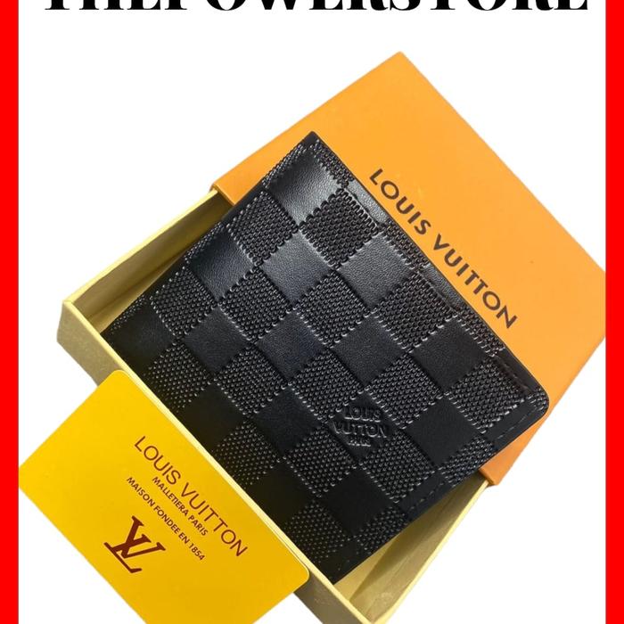 DOMPET LIPAT PRIA WANITA DOMPET PENDEK KULIT ASLI 8 SLOT LV60223 NEW