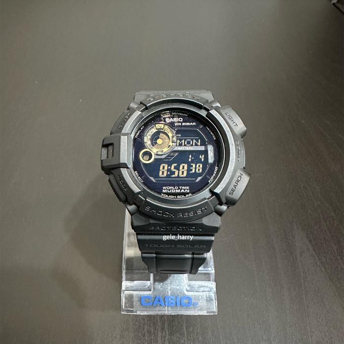 Casio Gshock G 9300GB Mudman Gold Black Second