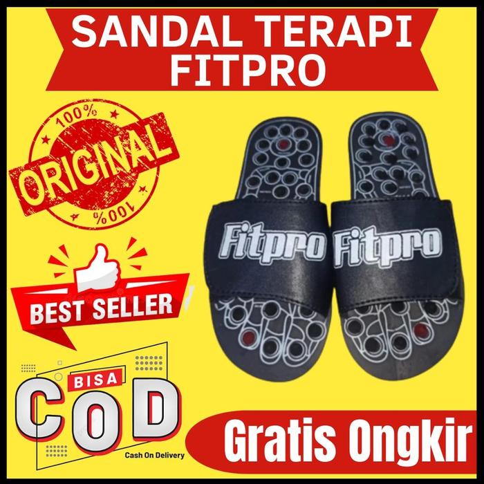Boom Sandal Fitpro Sandal Terapi Rematik Selop Refleksi Selipar Kesehatan Refleksi Akupuntur Sendal 