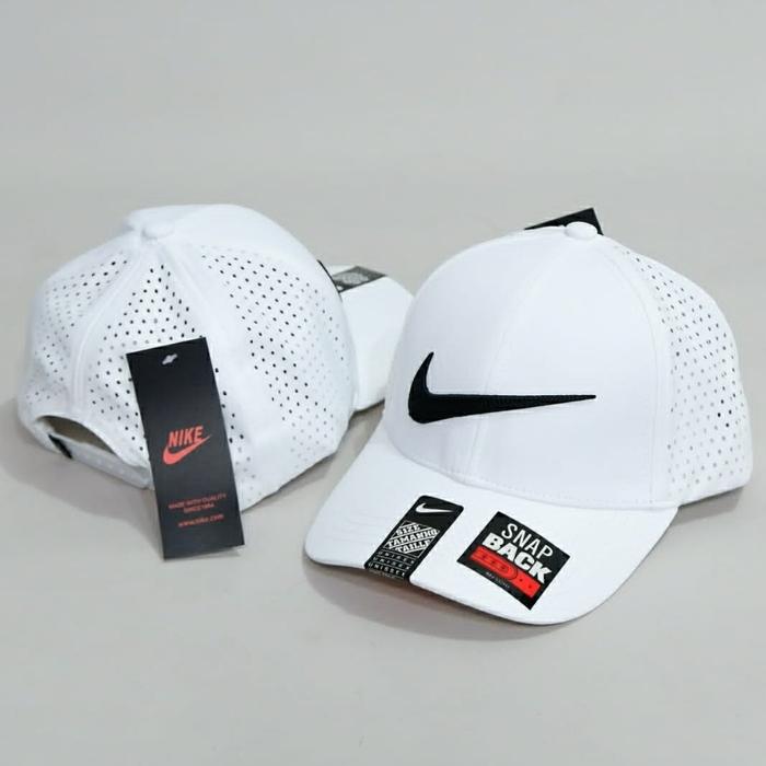 Jaitan TIMBUL just dO it logo !! topi SB snap back Edition nike AIR Cap SpOrTy cAsUaL WHITE black Sw