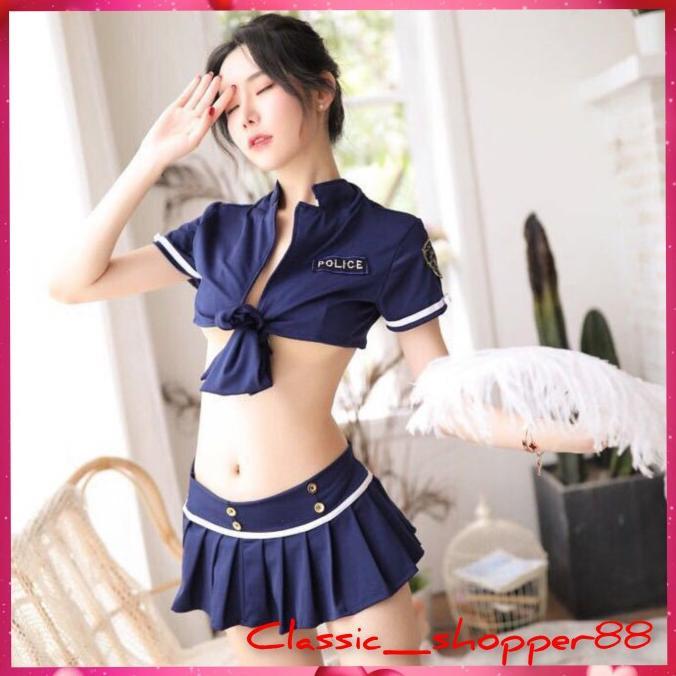 Lingerie Sexy Cosplay Police