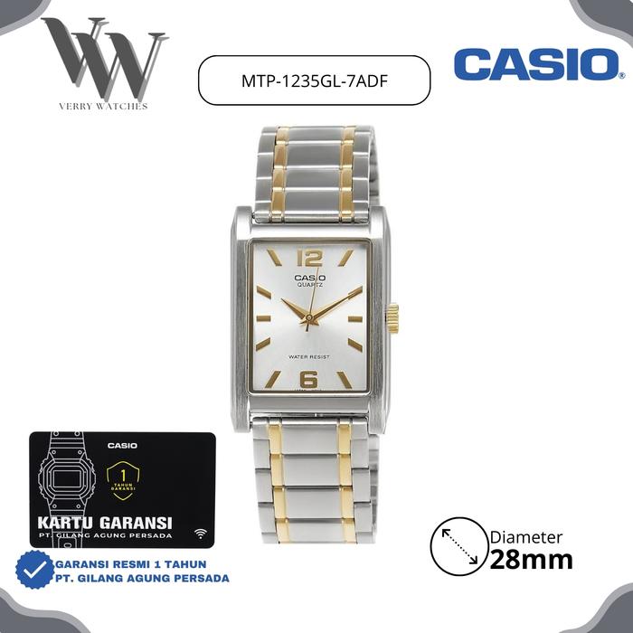 Jam Tangan Casio General MTP-1235SG-7ADF original & Garansi Resmi