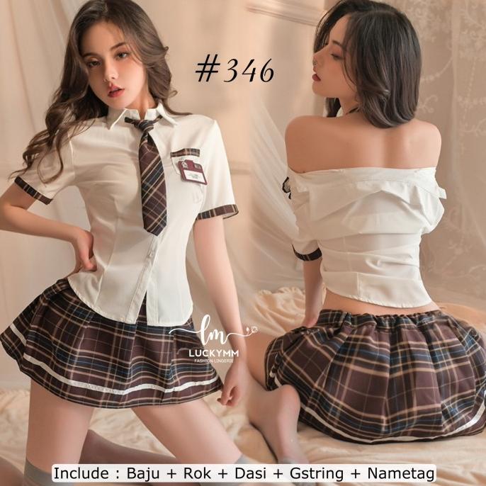 Luckymm Sexy Lingerie Cosplay School Uniform 346