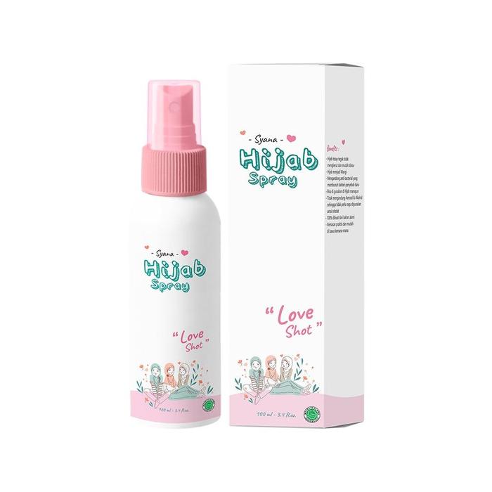 Syana Hijab Spray Anti Letoy Jilbab Kerudung Instan Spray Pewangi Parfum Hijab Jilbab Instan Syari N