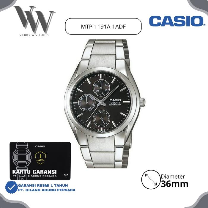Jam Tangan Casio General MTP-1191A-1ADF original & Garansi Resmi