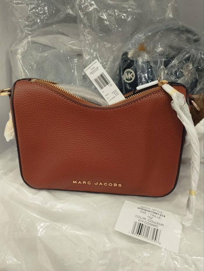 MJ 4P4HS011H01-214 l TAS WANITA l TAS BRANDED l SHOULDER BAG l MJ DRIFTER SAMLL HOBO COGNAC AUTHENTI
