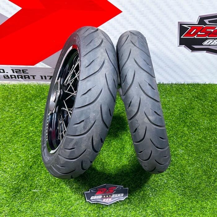 WHEELSET SUPERMOTO WHEELSET KLX 250 DTRACKER 250 ORI COPOTAN