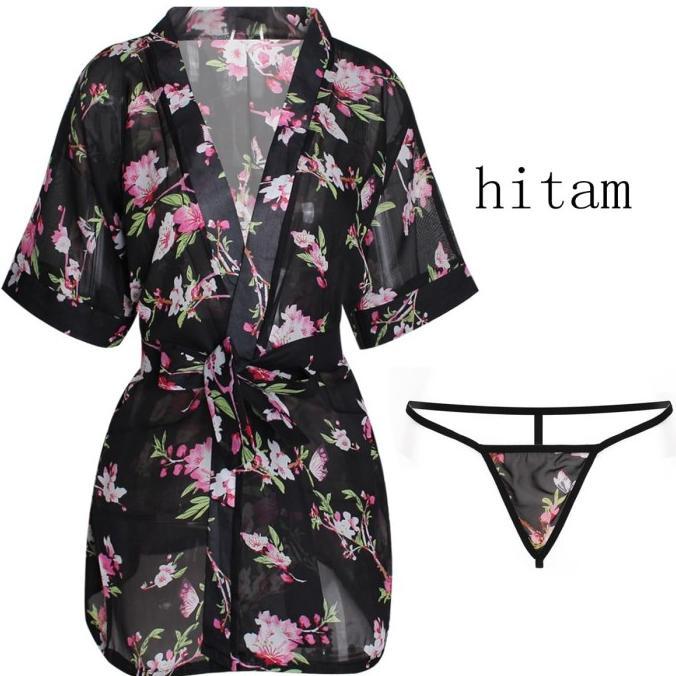 baju tidur kimono lingerie piyama bikini g string A187-2