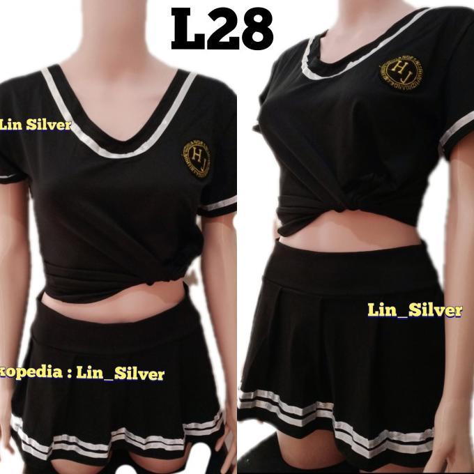 Lingerie Cosplay Kostum Pelajar MuridXL Student Seksi M L XL Jumbo Big