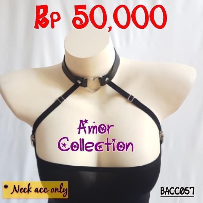 Lingerie acc choker BDSM hitam (BACC057) by AMOR COLLECTION