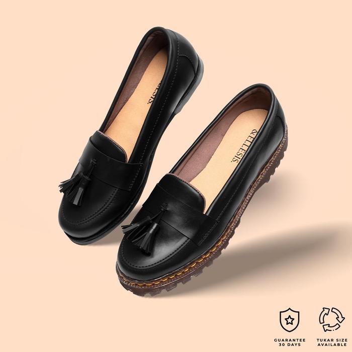 Langsung Sepatu Loafer Wanita Flatshoes Arme - Ellesis Official