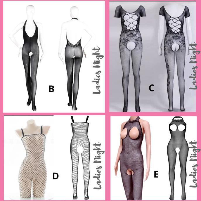 Sexy Black Genies BodyStoking Lingerie