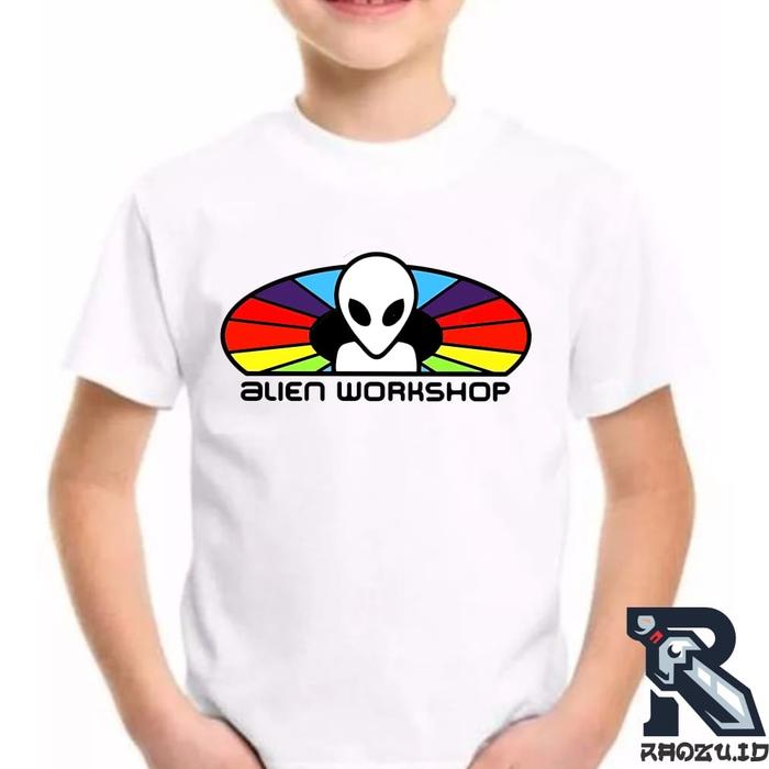 kaos t-shirt anak alien workshop