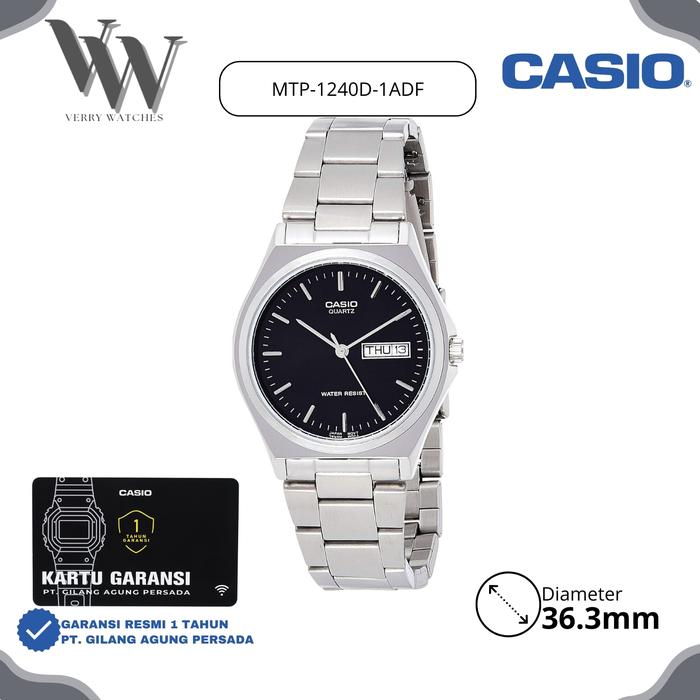Jam Tangan Casio General MTP-1240D-1ADF original & Garansi Resmi
