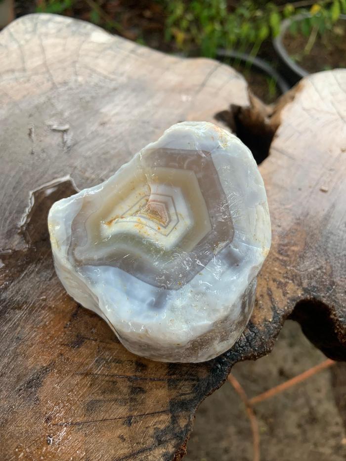 Natural White Yellow Chalcedony Agate Stone Rough Rock Raw Bahan Batu Akik Alam Mulia Kalsedon Putih