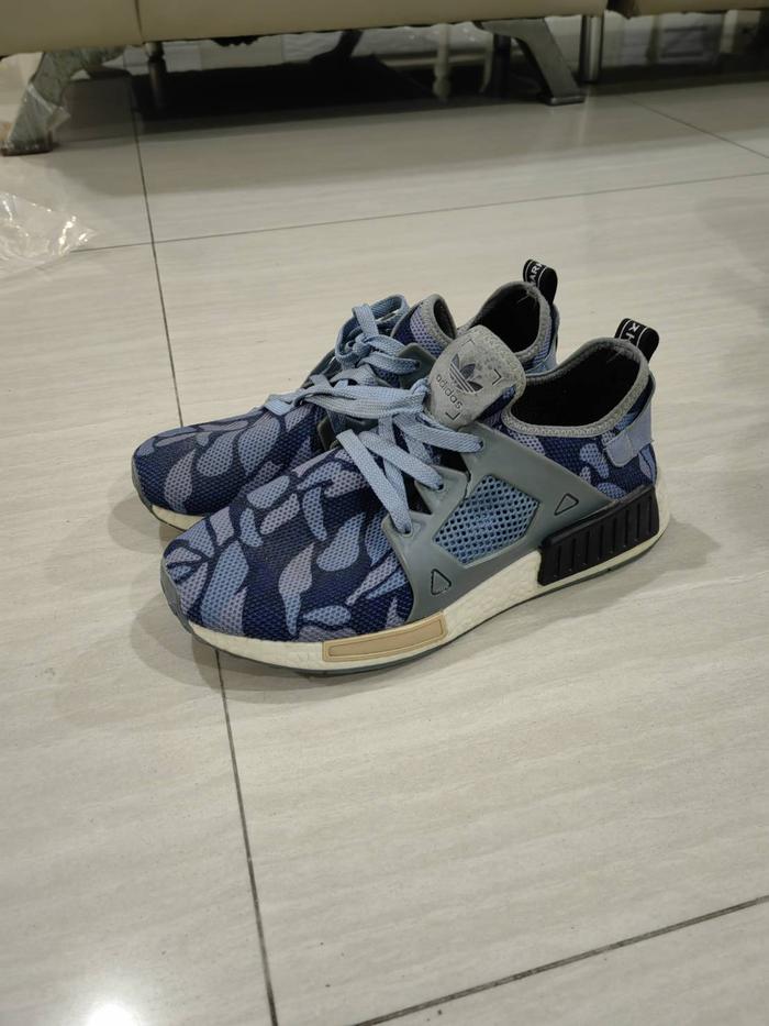 Sepatu Adidas NMD XR1 Blue Camo Duck