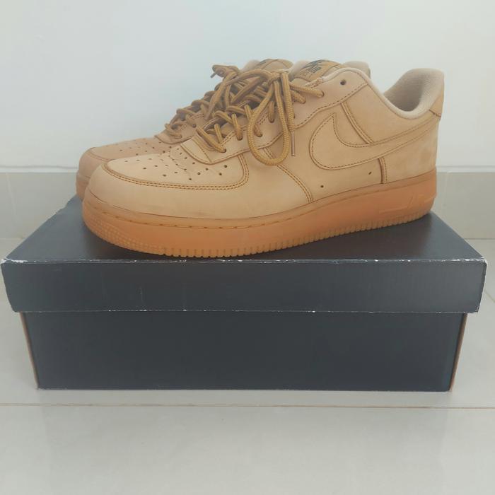 NIKE AIR FORCE 1 FLAX PRIA/ SEPATU NIKE AF1 COWOK