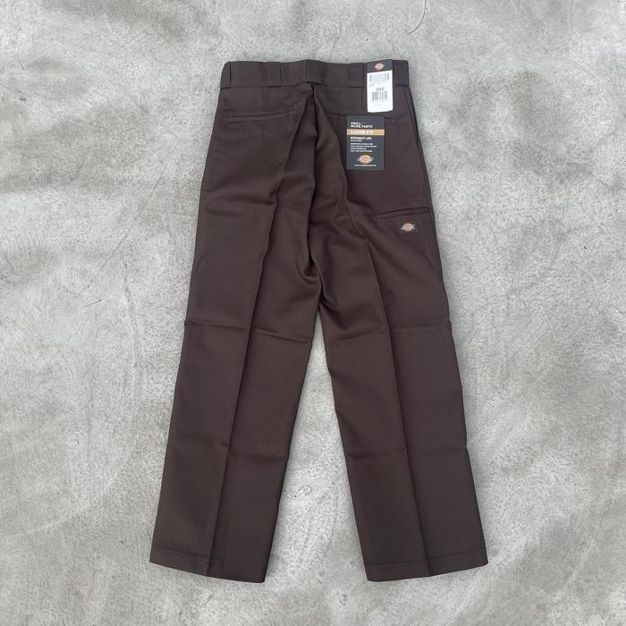 Dickies Loose Fit Double Knee Work Pants 85283 - Dark Brown