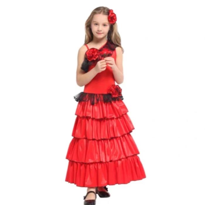 kostum spanyol anak spanish flamenco costume national day kostum tari spanyol