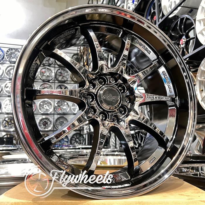VELG RAYS CE28 R17 BLACK CHROME