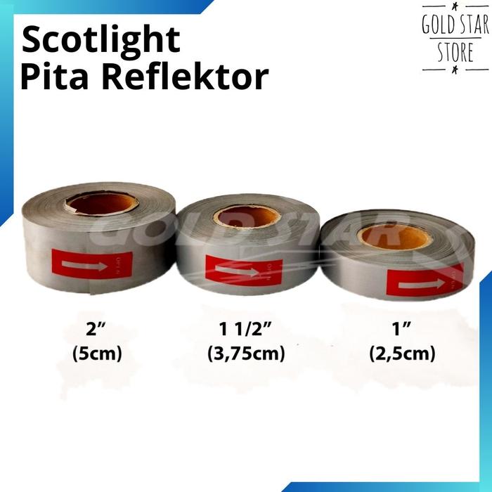 Scotlight Pita Reflektor Reflector Baju Rompi Polisi Security Skotlet