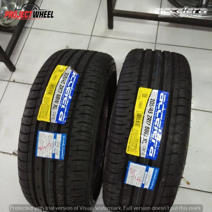 ban mobil accelera 205 45 ring 17 merk accelera phir