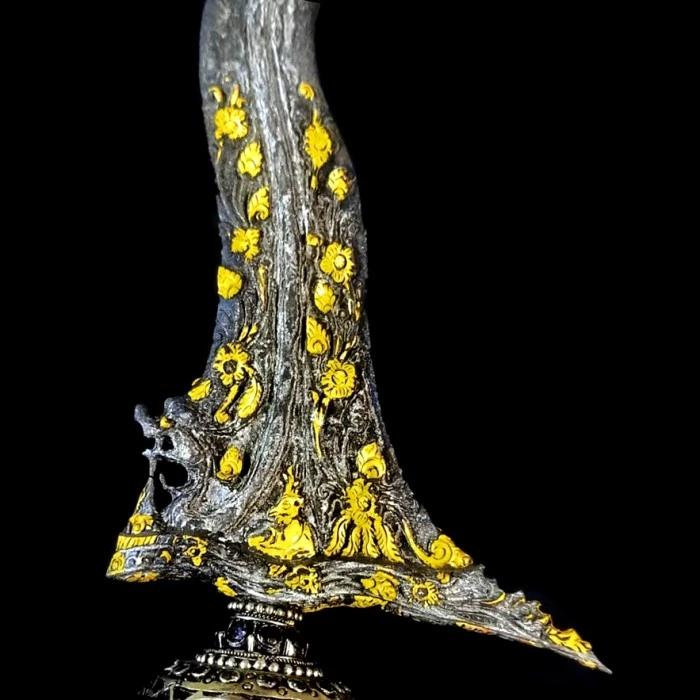 Keris Naga Puspa Pamor Segoro Muncar Tangguh Mataram Sultan Agung Kuno