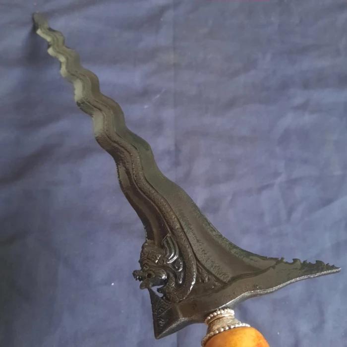 Keris Nogo Rojo Pamor Kelengan Tangguh Mataram Kartasura Sepuh