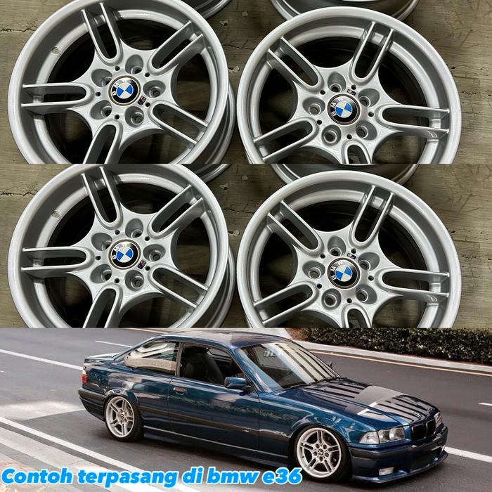 Velg BMW Original Style 66 Ring 17 Lebar 8-9 dengan offset 20-26 asli made in japan mulus rapi
