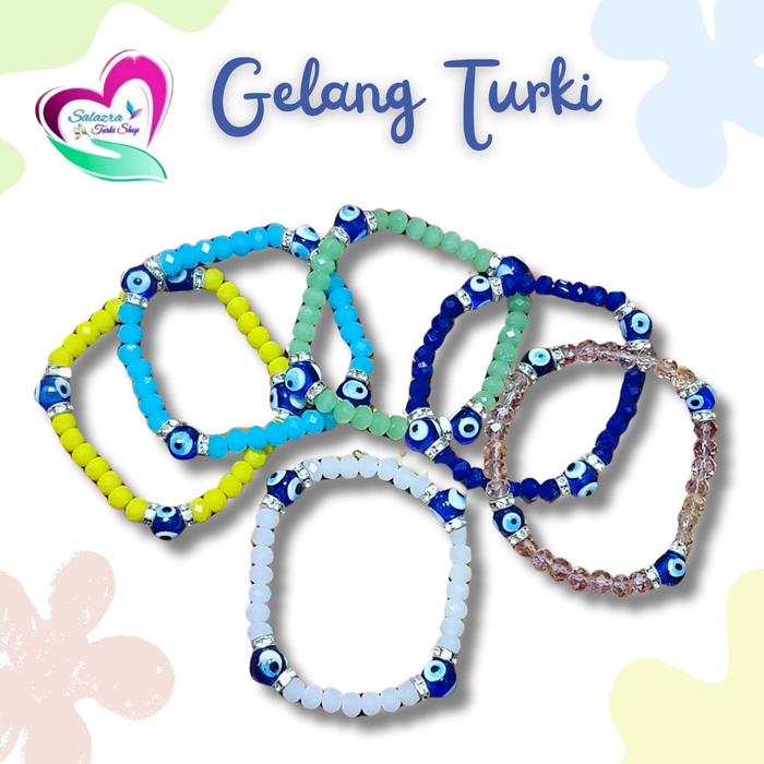 AKSESORIS GELANG TURKI | SOUVENIR TURKI GELANG BLUE EYES