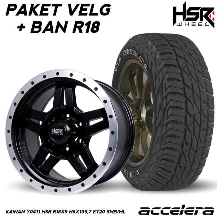 FULLSET VELG PLUSH BAN PAJERO HILUX PAJERO FORTUNER H-1 SEMI OFFROAD