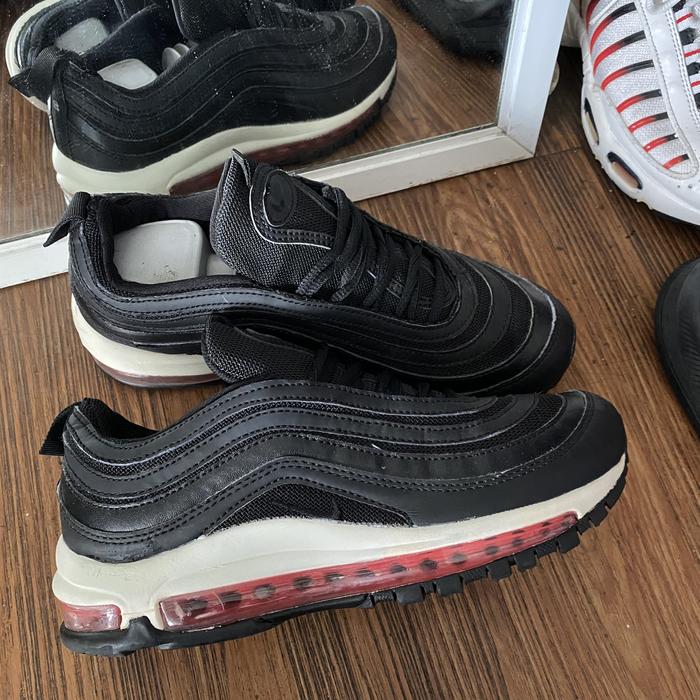 Nike air max 97 black white red murah meriah - sneakers second market