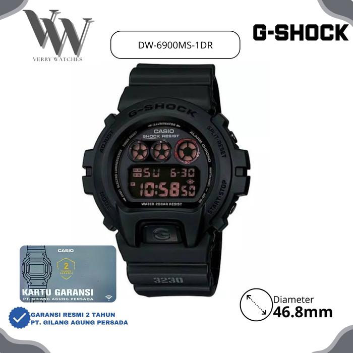 Jam Tangan Casio General DW-6900MS-1DR original & Garansi Resmi