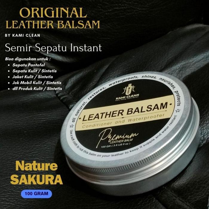 Borong Balsem Leather Semir Pelembut Perawatan Jaket Tas Sepatu Kulit Asli Sintetis Balm Care Natura