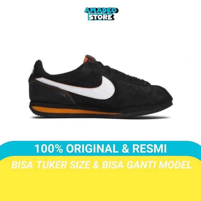 Sepatu Nike Cortez Classics Day Of The Dead Black / Sneakers pria