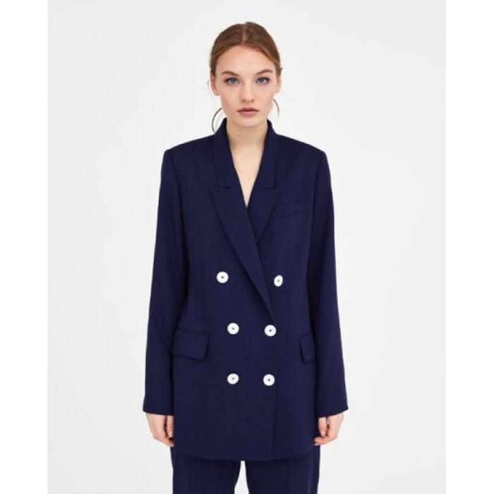 blazer zara wanita original