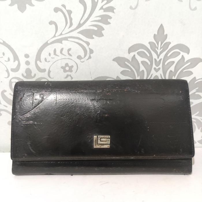 Dompet wanita Guy Laroche hitamm preloved