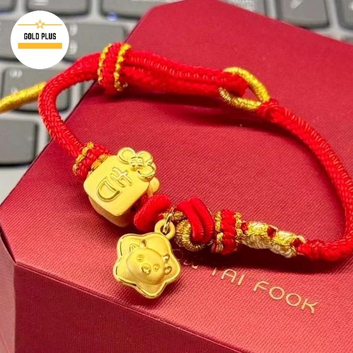 Gelang emas CTF HK couple shio