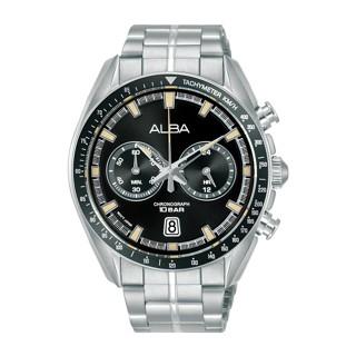 Seiko A4B015#A4B015#A4B015X1#Alba A4B015X1#Jam tangan pria Alba Cronograph A4B015X1