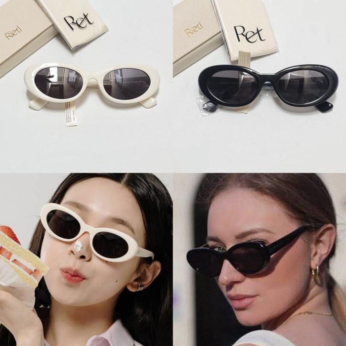 Rieti carina sunglasses black - ivory