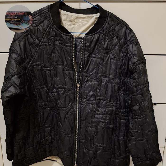 Thrifting  Jaket outdoor windstopper  Hitam Wanita