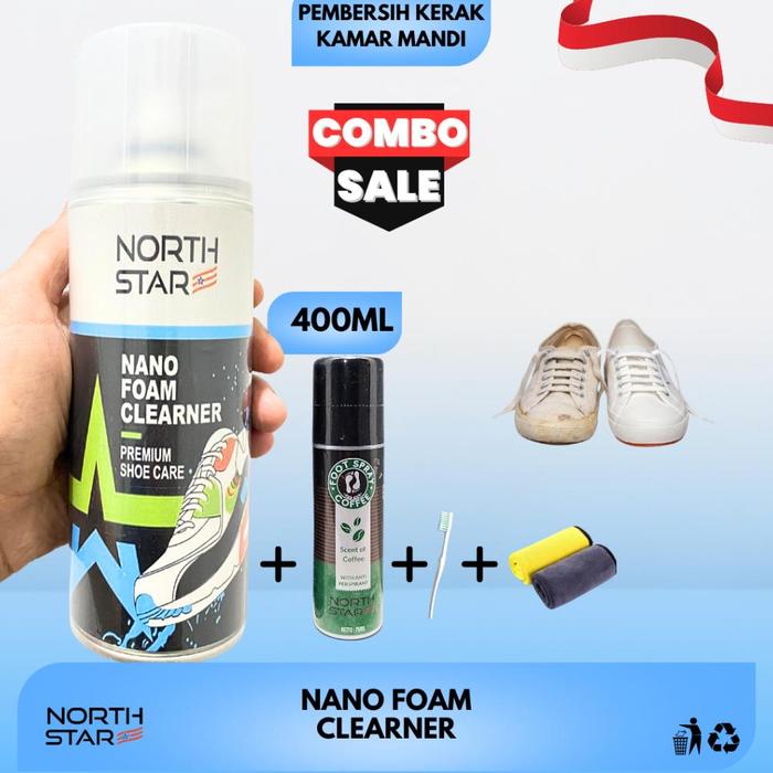 Price Pembersih Sepatu Tas 400Ml Daily North Star Nano Foam Shoes Cleaner Sabun Cuci Dan Parfum Sepa