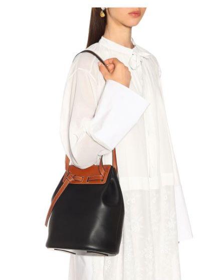 Loewe Lazo Bucket Two Tones Bag Preloved